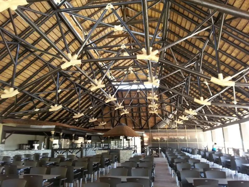 Pergola joints with decorative rope