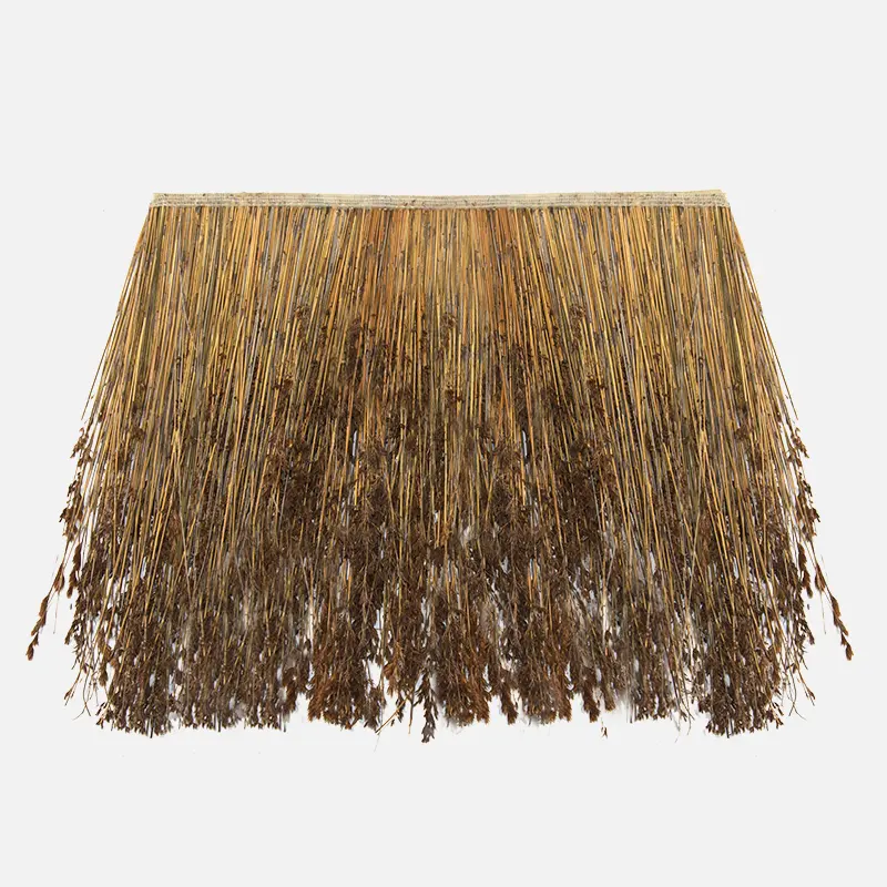 African thatch tile with a tropical finish
